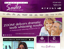 Tablet Screenshot of beautifulsmilesnj.com